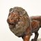 Big German Art Deco Lion Sculpture in Ceramic, Terracotta Copper, 1930 2