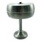 Lámpara de mesa italiana de aluminio niquelado, años 60, Imagen 1