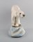 Grande Figurine d'Ours Polaire Art Deco en Porcelaine 4