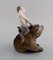 Faun Pulling Bear's Ear Porcelain Figurine from Royal Copenhagen, 1920s, Image 4