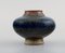 Kleine Vase aus glasierter Keramik, 1960er 2