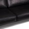 Model Ds 70 Black Leather 2-Seater Sofa from de Sede 3