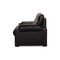 Model Ds 70 Black Leather 2-Seater Sofa from de Sede 10