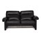 Modell Ds 70 2-Sitzer Sofa aus Schwarzem Leder von de Sede 1