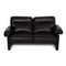 Model Ds 70 Black Leather 2-Seater Sofa from de Sede 7