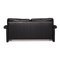 Model Ds 70 Black Leather 3-Seater Sofa from de Sede 9