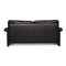 Model Ds 70 Black Leather 3-Seater Sofa from de Sede, Image 9