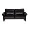 Model Ds 70 Black Leather 3-Seater Sofa from de Sede, Image 7