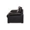 Model Ds 70 Black Leather 3-Seater Sofa from de Sede 10