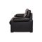 Schwarzes Modell Ds 70 3-Sitzer Sofa aus Leder von de Sede 10