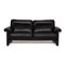 Schwarzes Modell Ds 70 3-Sitzer Sofa aus Leder von de Sede 1