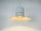 Lampe à Suspension en Métal Blanc par Joe Colombo, Italie, 1950s 7