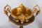 Two Ewers and Bowl in Gilt and Brown Bronze, Set of 3, Image 4