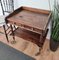 Italienischer Zweifarbiger Art Deco Regency Holz und Messing Barschrank 6