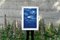 Riflessi geometrici verticali sull'acqua, Monotype originale nei toni del blu, 2019, Immagine 2