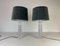 Mid-Century Crystal Lamps by Carl Fagerlund for Orrefors Sweden, 1970s, Set of 2, Image 4
