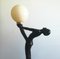 Large Art Deco Style Female Figure Table Lamp, 1970s 14