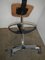 Italian Stool with Backrest, 1980s, Image 4