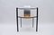 Vintage German Metal and Wood Dining Chair, Image 2