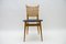 Wooden and Leather Dining Chair, Germany, 1950s 2