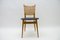 Wooden and Leather Dining Chair, Germany, 1950s, Image 2