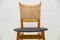 Wooden and Leather Dining Chair, Germany, 1950s 6