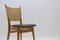 Wooden and Leather Dining Chair, Germany, 1950s 4