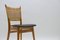 Wooden and Leather Dining Chair, Germany, 1950s, Image 4