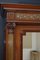 Antiker Mahagoni Kleiderschrank mit Messing Intarsie von Portois & Fix Wien 24