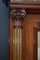 Antiker Mahagoni Kleiderschrank mit Messing Intarsie von Portois & Fix Wien 23