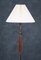 Lampadaire Mid-Century en Teck & Laiton, Danemark, 1960s 2