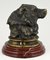 Antique Bronze Inkwell with Bears Head, 1880s, Image 10