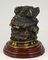 Antique Bronze Inkwell with Bears Head, 1880s 6