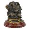 Antique Bronze Inkwell with Bears Head, 1880s, Image 1