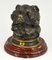 Antique Bronze Inkwell with Bears Head, 1880s 11
