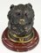 Antique Bronze Inkwell with Bears Head, 1880s 4
