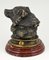 Antique Bronze Inkwell with Bears Head, 1880s 8