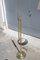 Italian Solid Brass Height Adjustable Floor Lamp, 1950s, Image 7