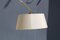 Italian Solid Brass Height Adjustable Floor Lamp, 1950s, Image 5
