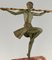 Escultura Art Déco de bronce, bailarina Nude con el piojo, Pierre Le Faguays, Imagen 10