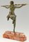 Art Deco Bronze Sculpture, Nude Dancer with Thyrsus, Pierre Le Faguays 2