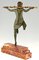 Escultura Art Déco de bronce, bailarina Nude con el piojo, Pierre Le Faguays, Imagen 7