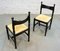 Mid-Century French Shaker-Shaped Dining Chairs, 1950s, Set of 2 4