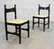 Mid-Century French Shaker-Shaped Dining Chairs, 1950s, Set of 2, Image 1