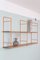 Mid-Century Restored Orange Iron Framed Shelves, 1960s 4