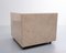 Travertine Cube Table on Wheels, 1970s, Image 8