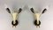 Vintage Wall Sconces by Kobis & Lorence, 1950s, Set of 2 1