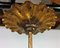 Gilded 12-Arm Chandelier Decorated with Leaves, 1940s 11