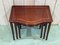 Mahogany Nesting Tables, 1960s, Set of 3 4