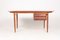 Danish Teak and Oak Desk, 1960s, Image 1